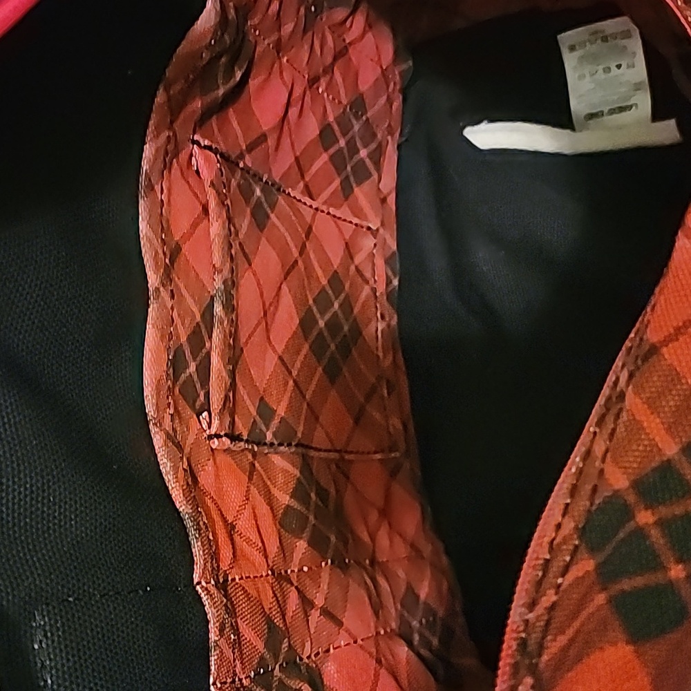 Lands' End zip top canvas Tote Bag - Picture 8 of 12